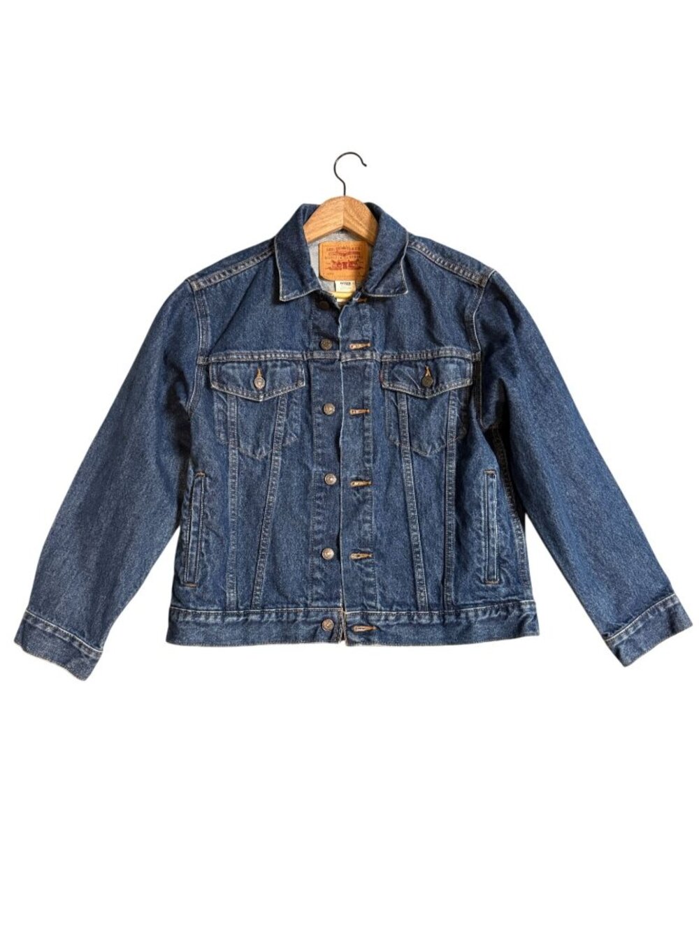 Vintage Y2K Levi’s 57511 Denim Trucker Jacket Men’s Large Medium Wash 2001